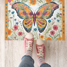Tapete Borboleta Whimsical Mat/Door Mat de 24" x 36"