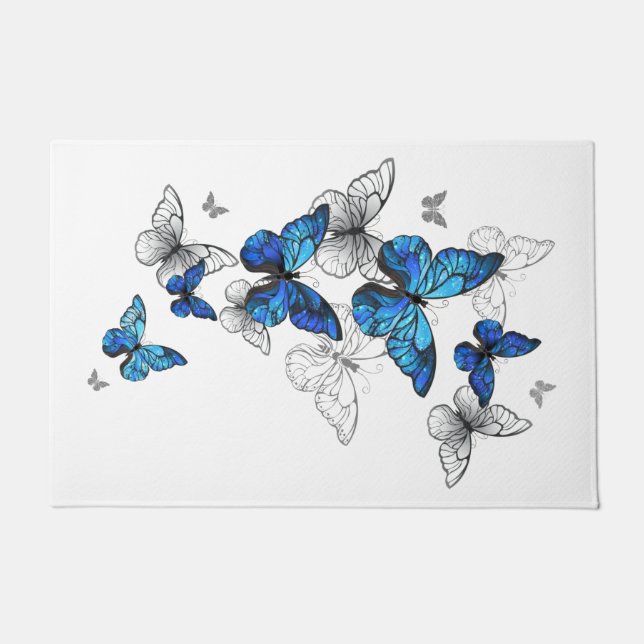Tapete Borboletas Azuis Morpho (Frente)