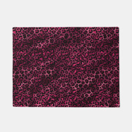 Tapete Bordô e Dourado Série Leopardo Design 9