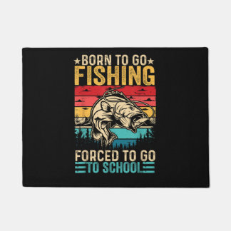 Tapete Born to Go Fishing Forced School Funny