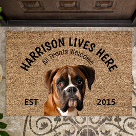 Tapete Boxer Personalised Dog Lover Doormat