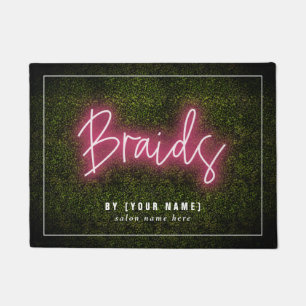 Tapete Braids Neon Boxwood Hair Salon Business