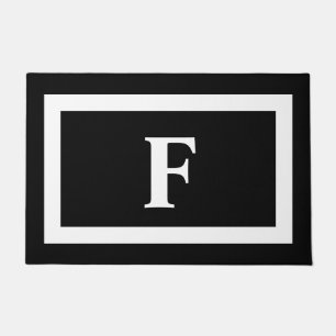Tapete Branco preto personalizado 