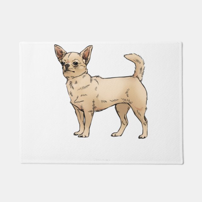 Tapete Brave Chihuahua Blue (Frente)