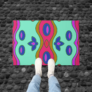 Tapete Bright Colorir Abstrato Art Funky