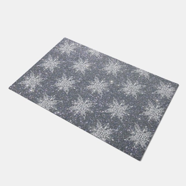 Tapete Brilho e flocos de neve  (Inclinado)