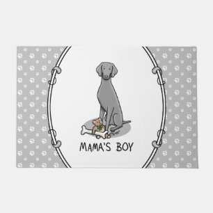 Tapete Brinquedos da mamãe, cinza 1, mãe de cachorro, f