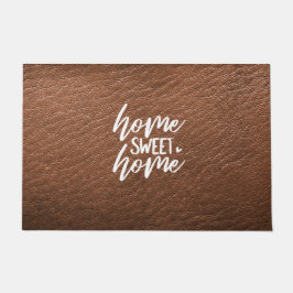 Tapete Brown Leather Look | Home Sweet Home
