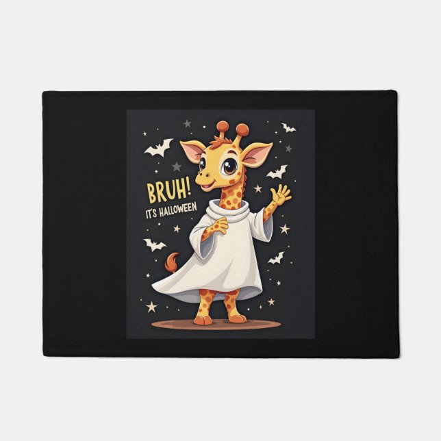 Tapete Bruh É Engraçado De Halloween Dabbing Ghost Giraff (Frente)