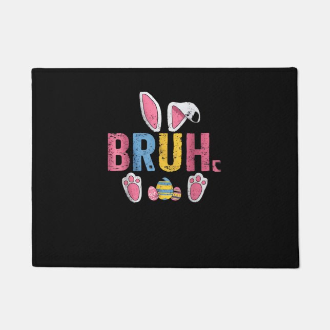 Tapete Bruh Easter Bunny Cute Memória Para Crianças _7 (Frente)