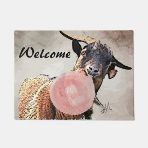 Tapete Bublegum Billy Goat - Porta-boas-vindas