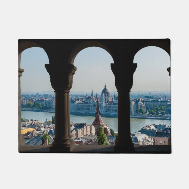 Tapete Budapeste e parlamento húngaro (Frente)