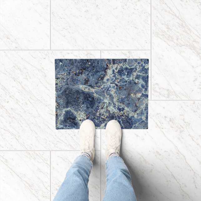 Tapete Bue Cinza Black Marble & Beige Veins (Interior)