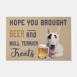Tapete Bull Terrier Doormat, Bull Terrier Love Mat de Boa