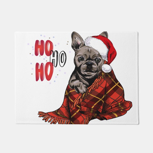 Tapete Bulldog Francês Ho Ho Doormat (Frente)