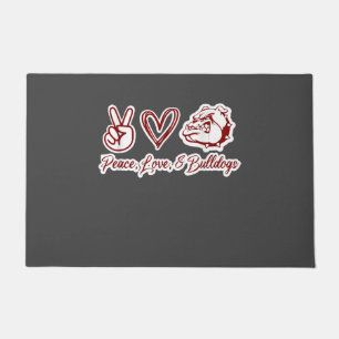 Tapete Bulldog Lovers   Proprietário do Bulldog Peace Lov