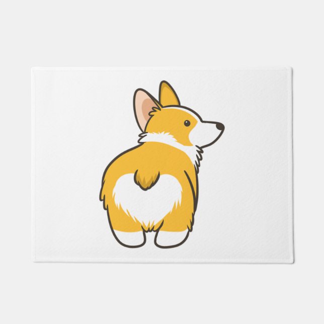 Tapete Bumbum Corgi Heart (Frente)