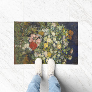 Tapete Buquê Floral Impressionista Vintage Van Gogh
