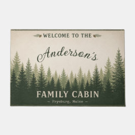Tapete Cabaná de Família Personalizada Fryeburg Maine