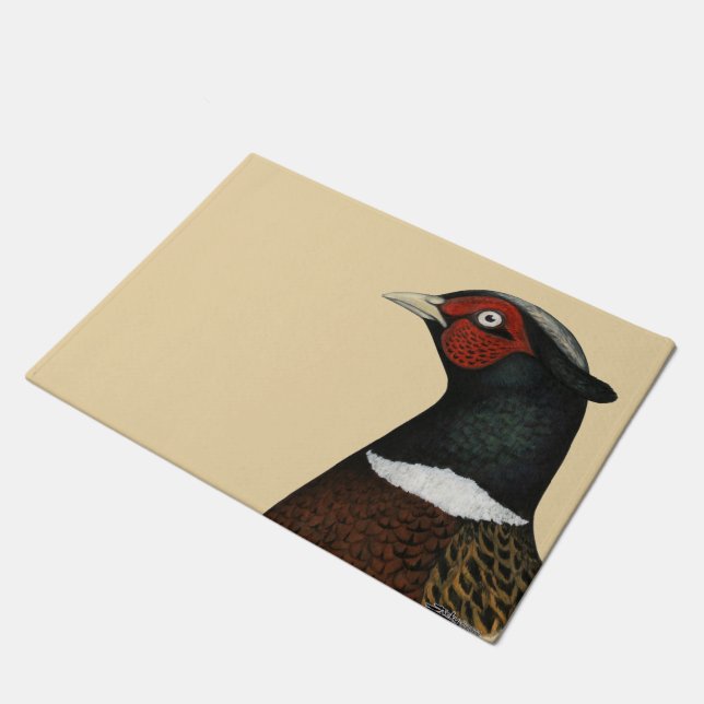 Tapete Cabeça de Faisão de Ringneck (Inclinado)