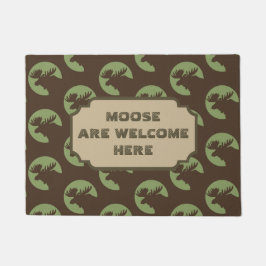 Tapete Cabine do teste padrão do círculo dos alces de