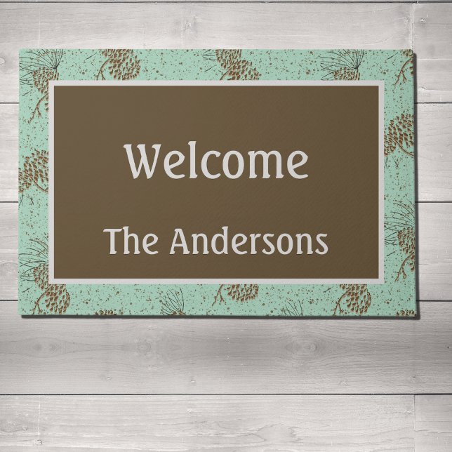 Tapete Cabine Pinecones (Criador carregado)