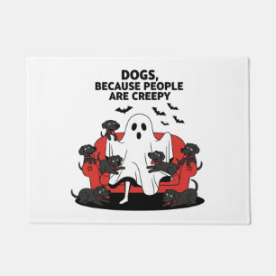 Tapete Cachorro Assustador de Halloween Fantasma Assustad