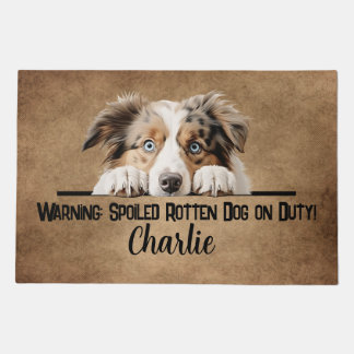 Tapete Cachorro Australiano Personalizado