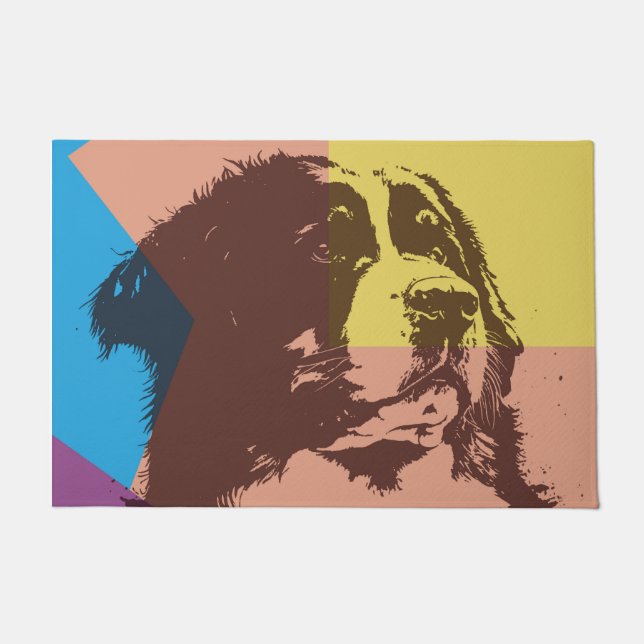 Tapete Cachorro da Montanha Bernese (Frente)