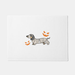 Tapete Cachorro Dachshund Halloween Doce Milho Lua Cheia