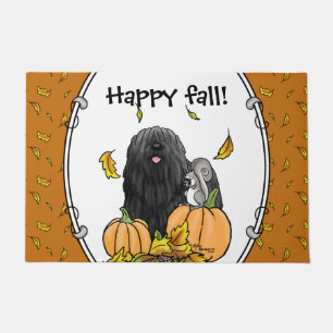 Tapete Cachorro de Puli (preto) Pumpkins deixa grisalho