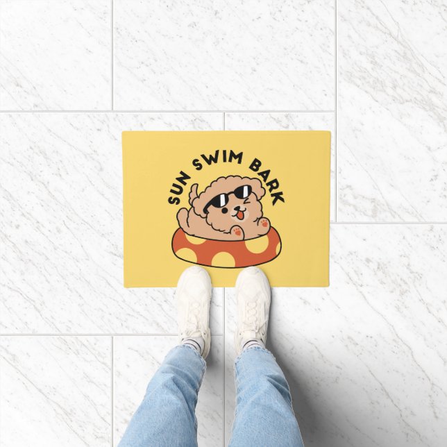 Tapete Cachorro de Verão legal flutuante - Festa de Pisci (Interior)