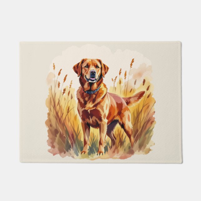 Tapete Cachorro Labrador Retriever Fox Red (Frente)