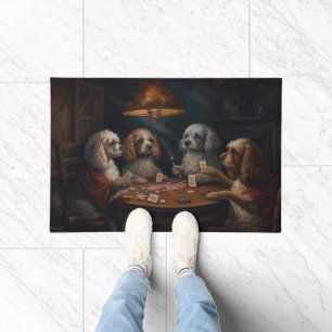 Tapete Cachorros Jogando Poker Art