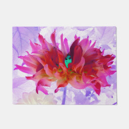 Tapete Cactus Dahlia Vermelho e Rosa Quente