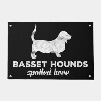 Tapete Cães de Basset estragados aqui