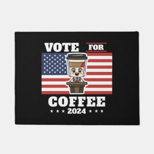 Tapete Café para presidente, vote no café