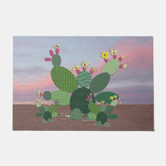 Tapete Calico Cactus Doormat (Frente)
