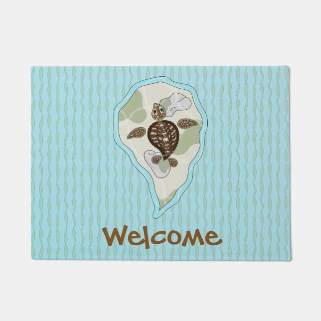 Tapete Callie the Sea Turtle Doormat (Frente)