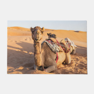Tapete Camelo no deserto de Oman