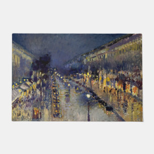Tapete Camille Pissarro - Boulevard Montmartre à Noite
