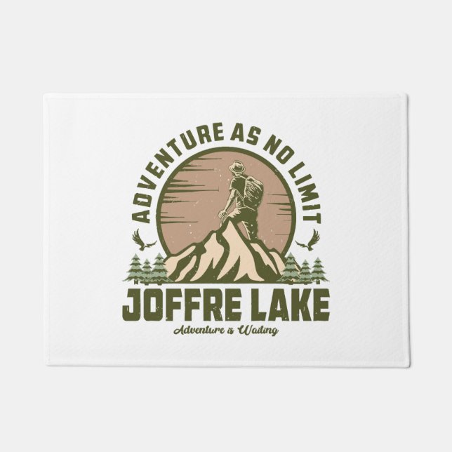Tapete Caminhada Retro Joffre Lake (Frente)
