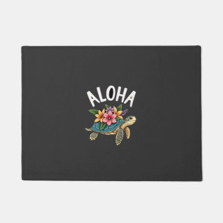 Tapete Camisa Aloha Havaí Hawaii Tartaruga Hibisco Crianç