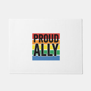 Tapete Camisa de Apoio ao Orgulho Vintage Proud Ally Desi