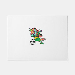 Tapete Camisa de Futebol Unicórnio Dab Jamaica Futebol Ja
