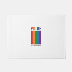 Tapete Camisa de Tipografia de Arco-íris do Mês do Orgulh
