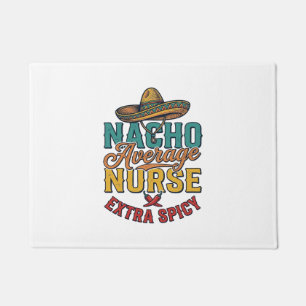 Tapete Camisa engraçada de enfermeira Nacho Average Nurse