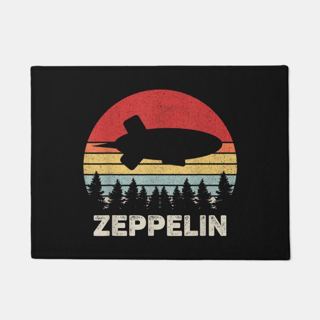 Tapete Camisa Vintage Retro Zeppelin Dirigible Aeróstato (Frente)