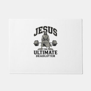 Tapete Camiseta de ginásio vintage Jesus Ultimate Deadlif