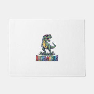 Tapete Camiseta de óculos de sol de dinossauro retrô Ally